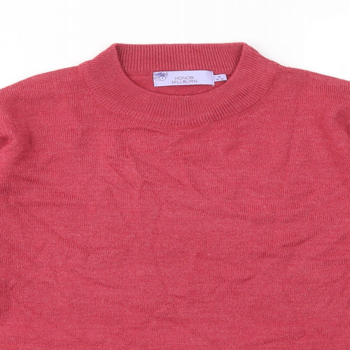 Honor Milburn Womens Pink   Pullover Jumper Size S