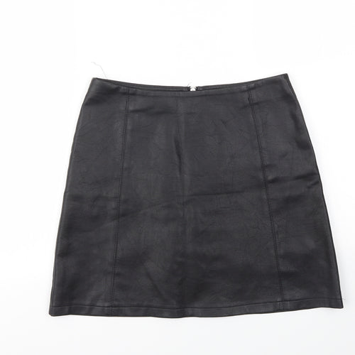Primark Womens Black   Flare Skirt Size 10