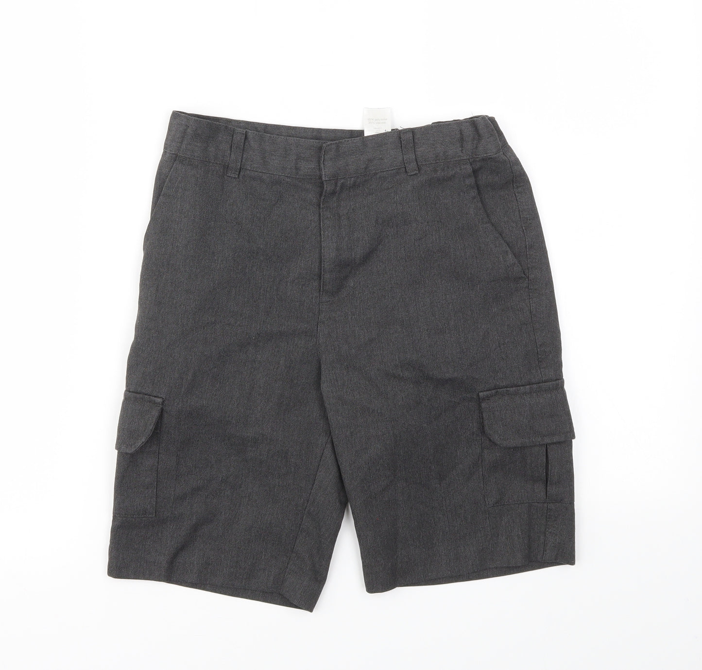 F&F Boys Grey   Cargo Shorts Size 9-10 Years