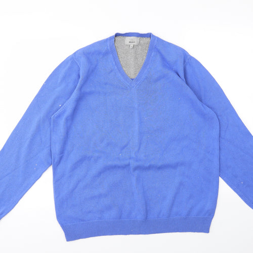 M&S Mens Blue   Pullover Sweatshirt Size L