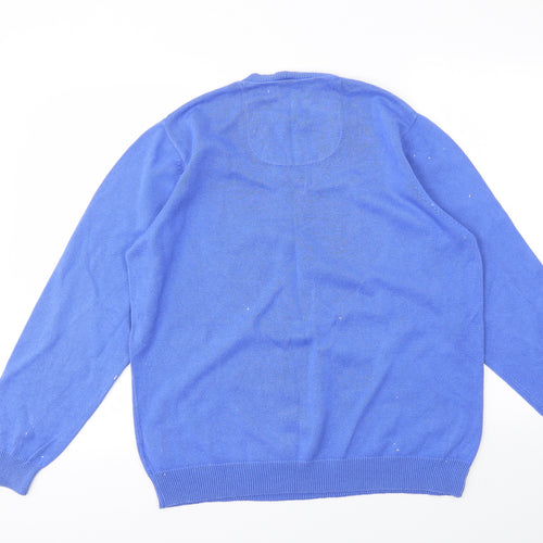 M&S Mens Blue   Pullover Sweatshirt Size L