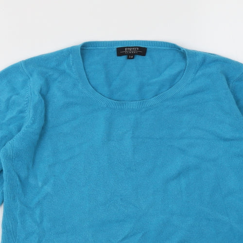 Matalan Womens Blue   Pullover Jumper Size 14