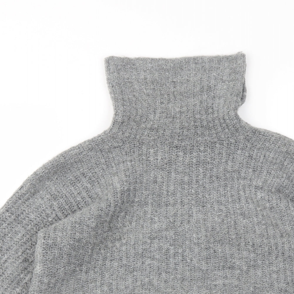 Cream Womens Grey   Pullover Sweatshirt Size S