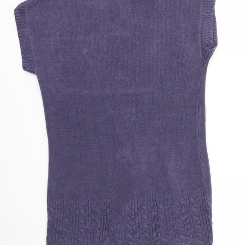 M&S Womens Purple   Pullover Jumper Size S