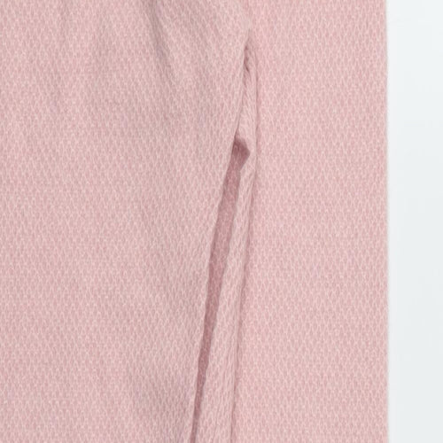M&S Womens Pink   Capri Trousers Size XS L25 in - stretch waistband