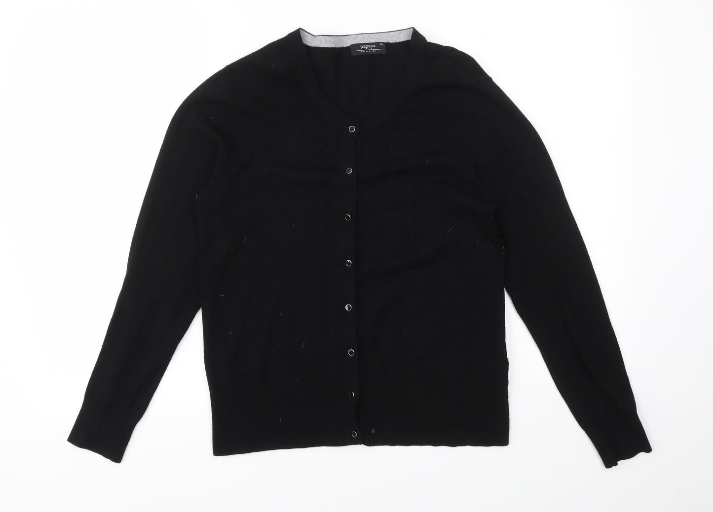Matalan Womens Black   Cardigan Jumper Size 14