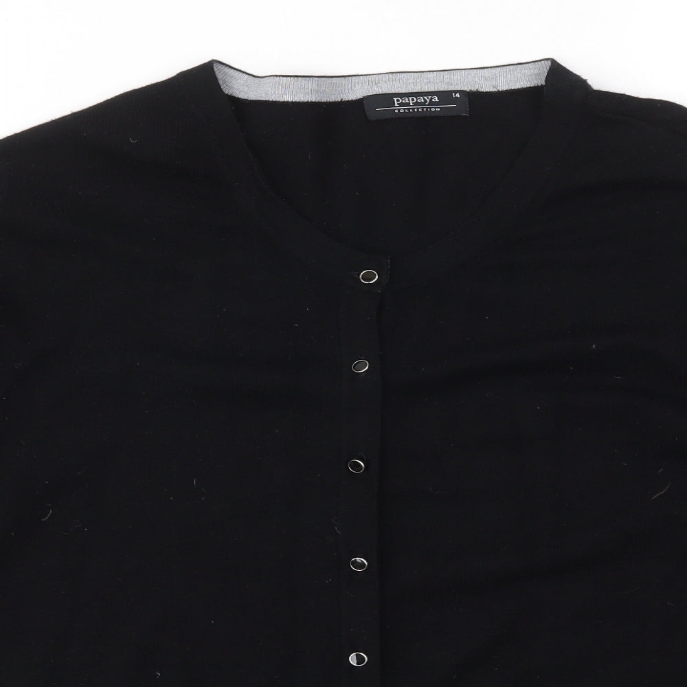 Matalan Womens Black   Cardigan Jumper Size 14