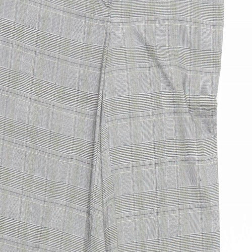 ETHEL AUSTIN Womens Grey Plaid  Trousers  Size 6 L30 in