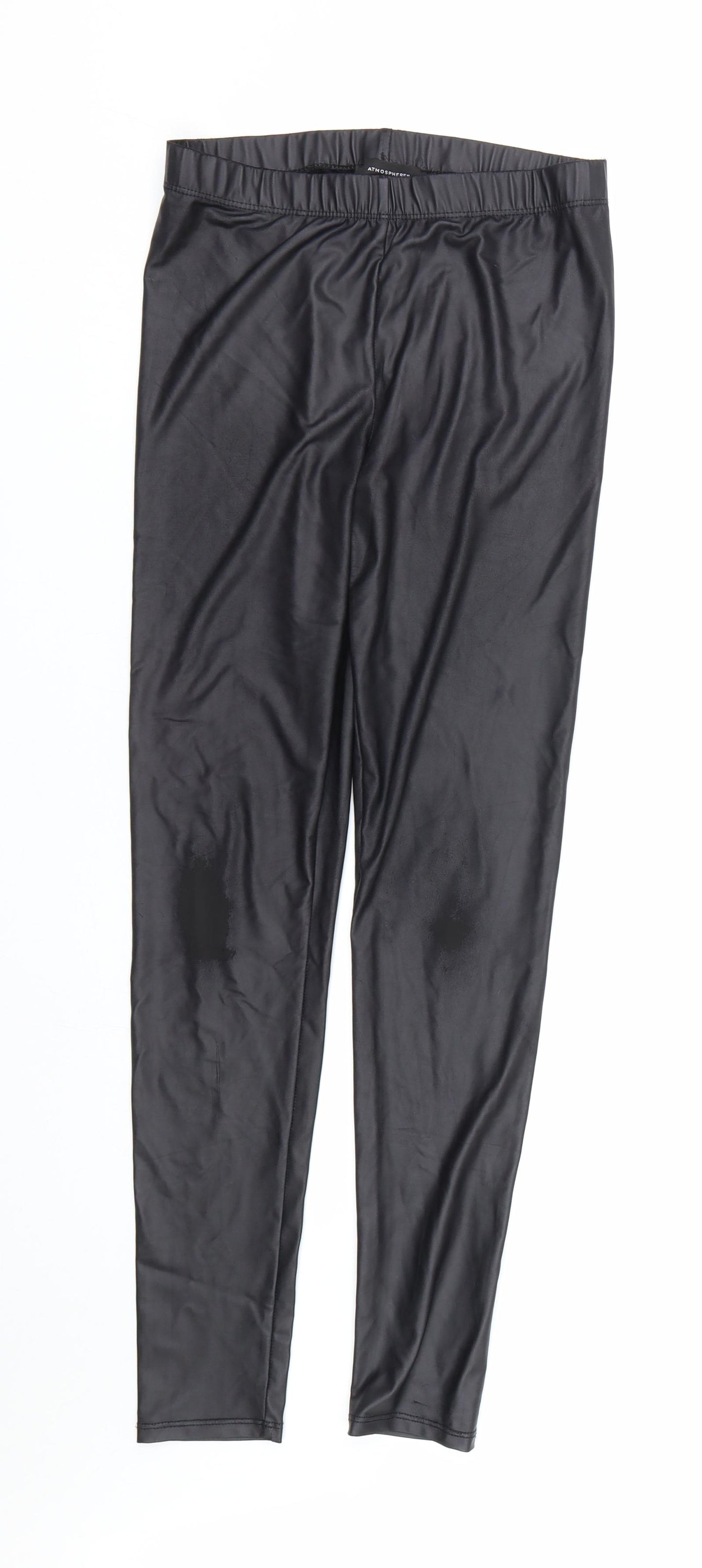 Atmosphere Womens Black   Capri Leggings Size 8 L27 in