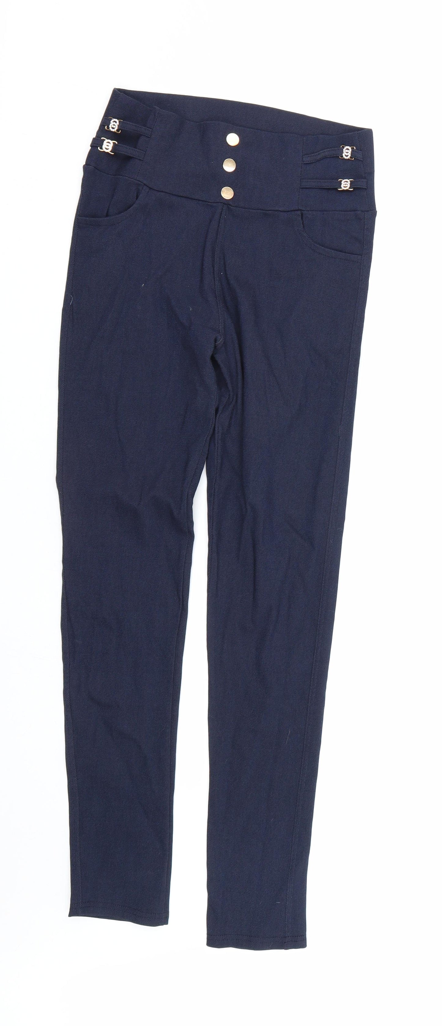 Preworn Womens Blue   Capri Leggings Size L L28 in