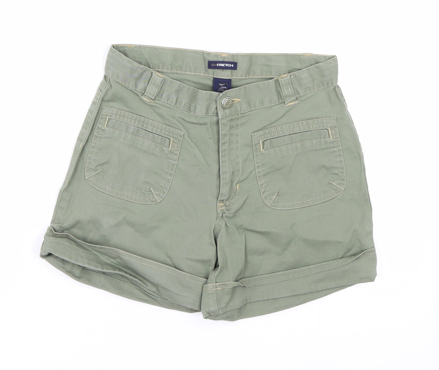 Gap Womens Green   Cut-Off Shorts Size 14