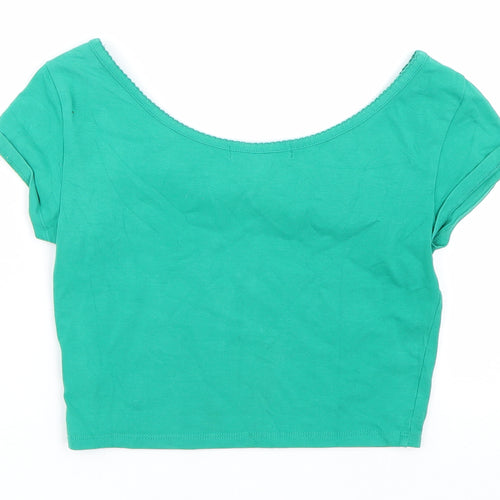 FOREVER 21 Womens Green   Basic T-Shirt Size M