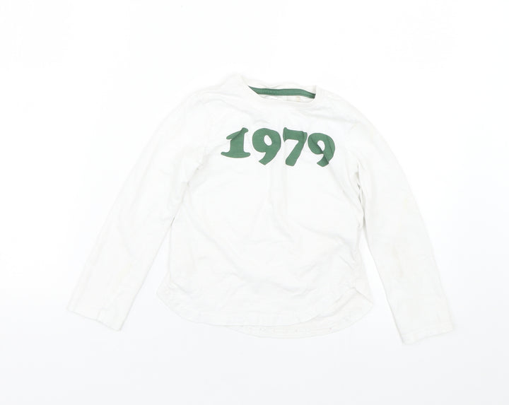 NEXT Boys White Basic T-Shirt Size 5 Years