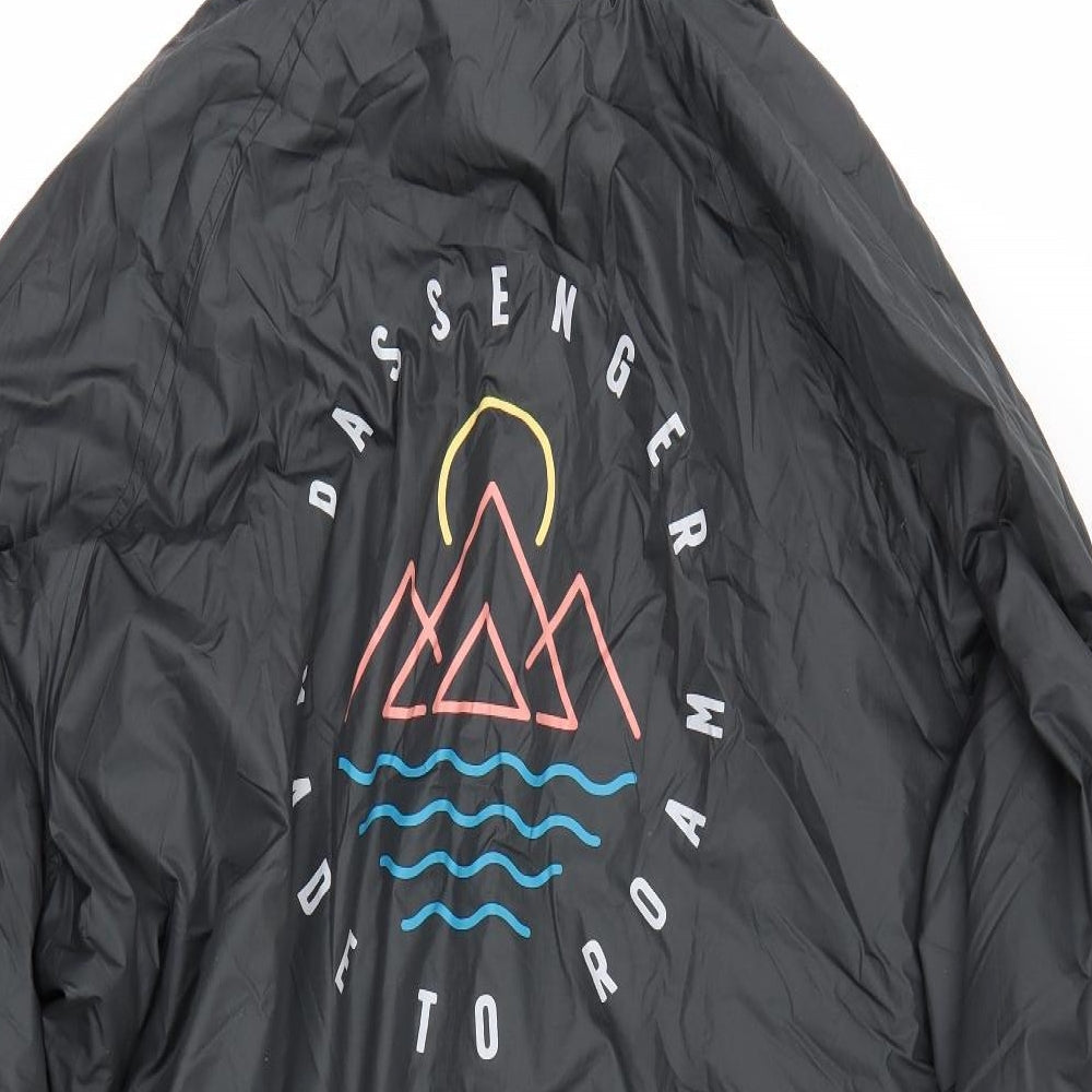 Passenger Mens Black   Rain Coat Coat Size S