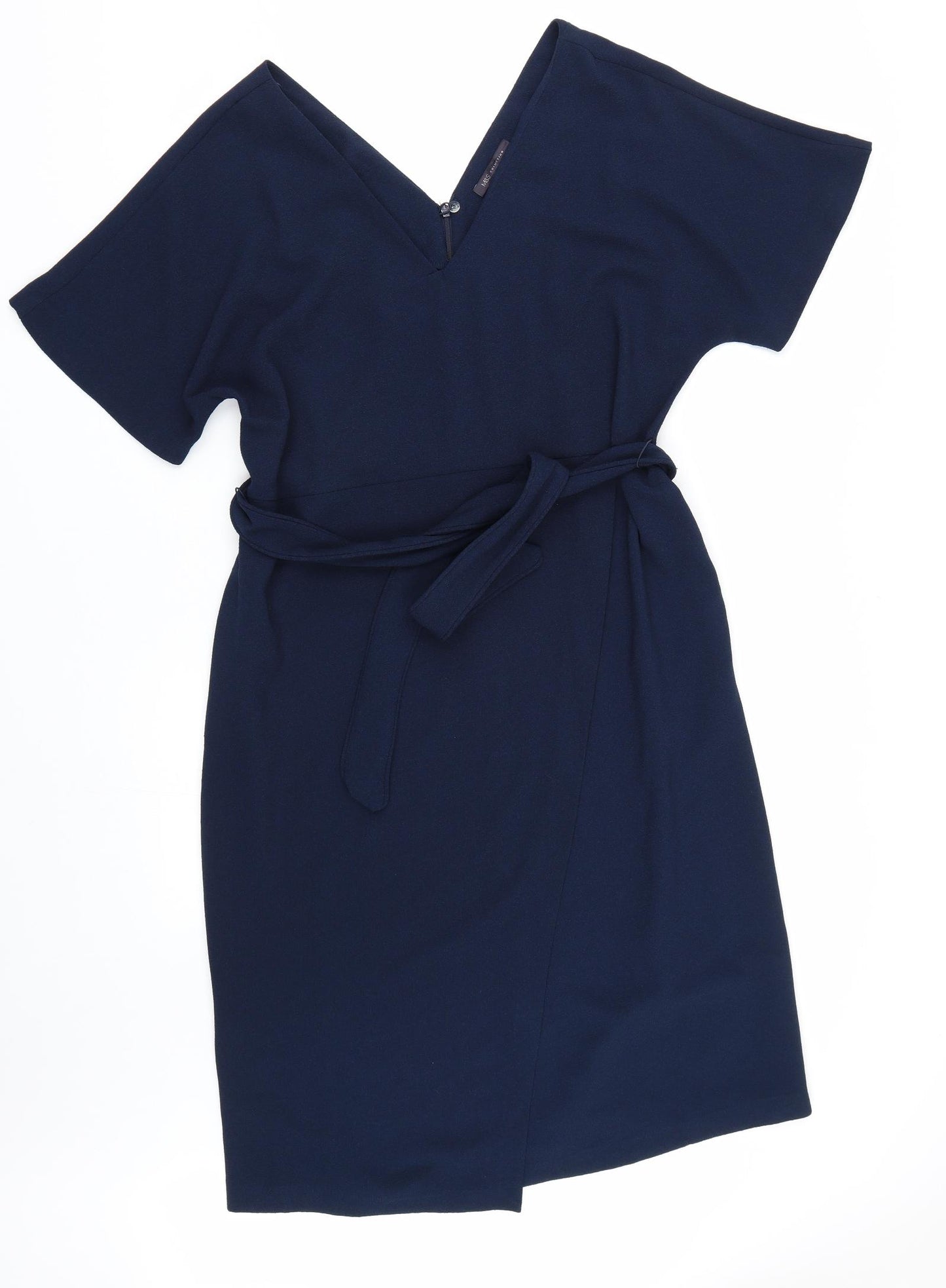 M&S Womens Blue   T-Shirt Dress  Size 16