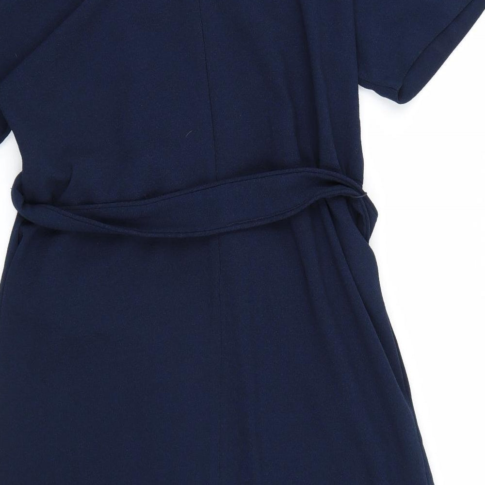 M&S Womens Blue   T-Shirt Dress  Size 16