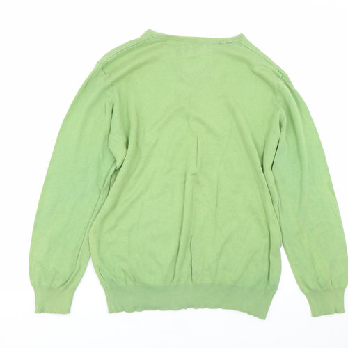 Denim Seventy3 Mens Green   Pullover Jumper Size L