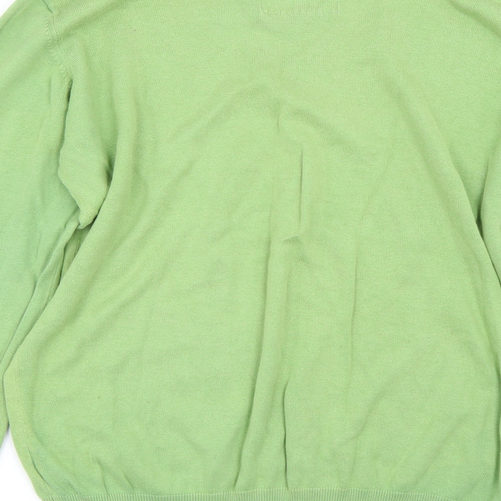 Denim Seventy3 Mens Green   Pullover Jumper Size L