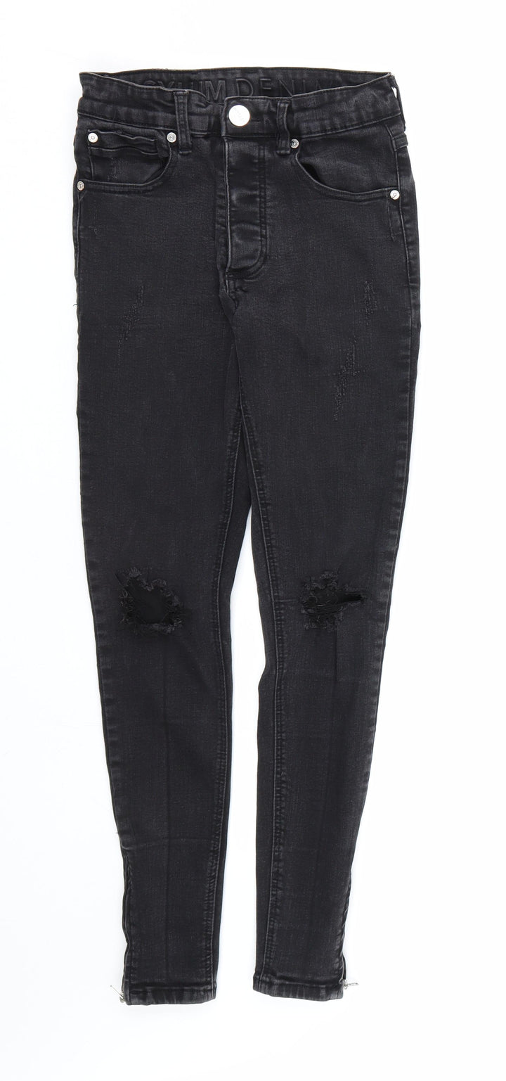 Asylum denim Womens Black   Skinny Jeans Size 30 L27 in