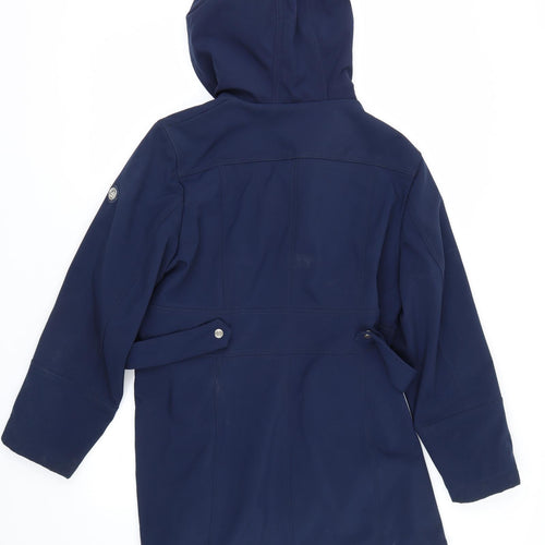 Jessica Simpson Womens Blue   Rain Coat Coat Size XL