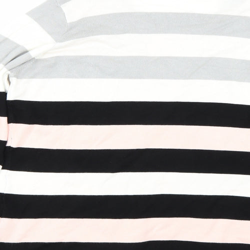 Julipa Womens Pink Striped  Pullover Jumper Size 18