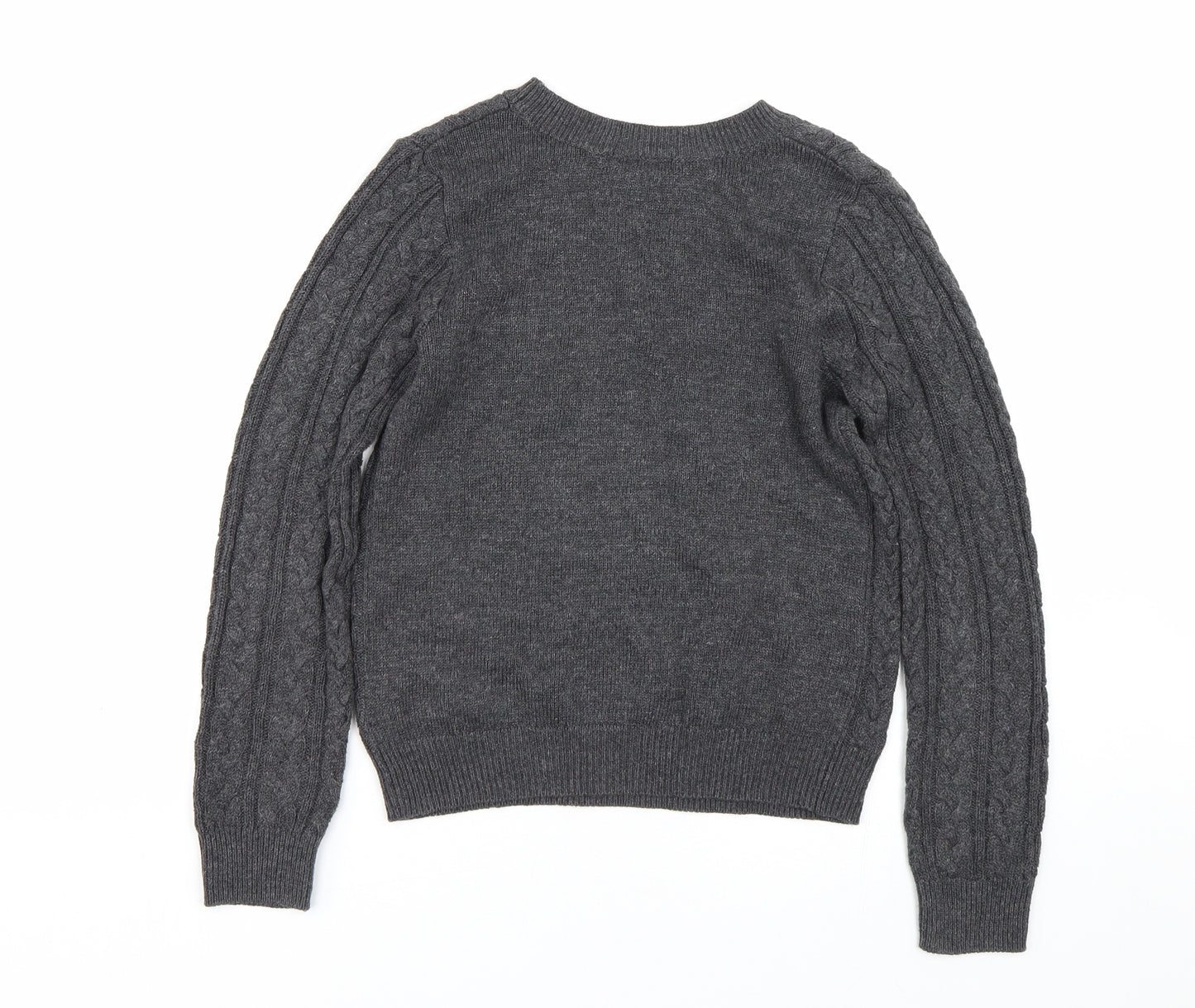 H&M Womens Grey   Pullover Jumper Size XS
