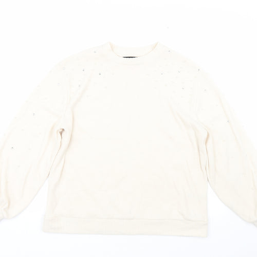 F&F Womens Beige   Pullover Jumper Size 16