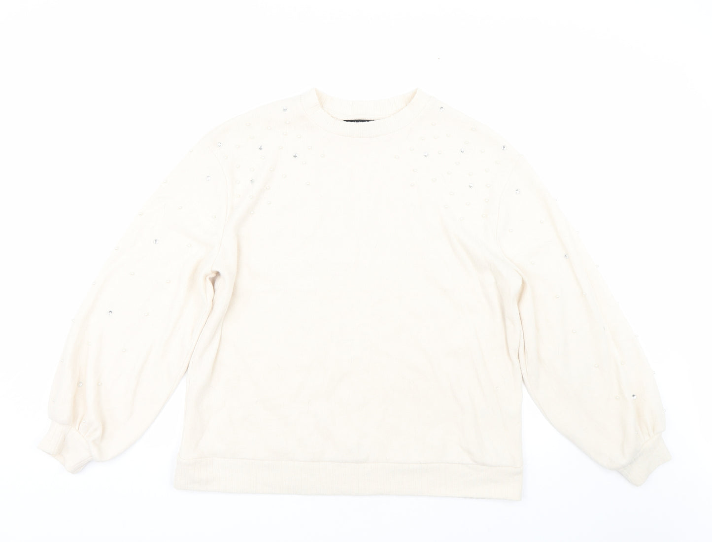 F&F Womens Beige   Pullover Jumper Size 16