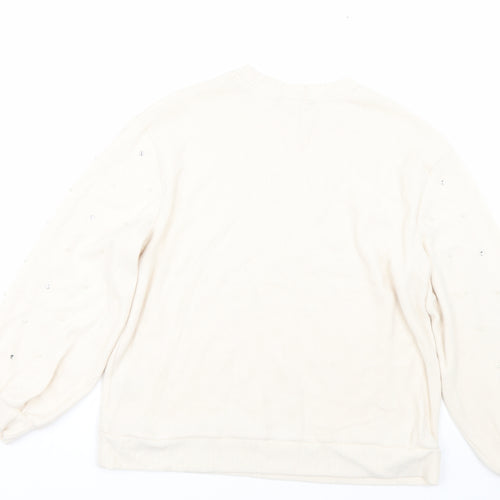 F&F Womens Beige   Pullover Jumper Size 16