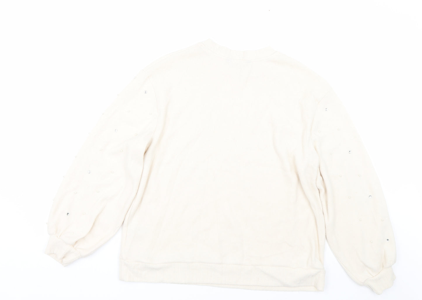 F&F Womens Beige   Pullover Jumper Size 16