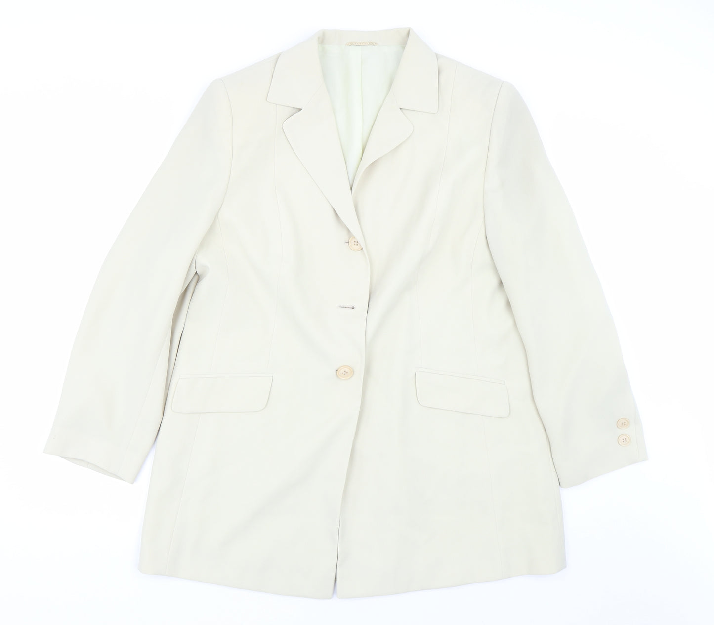 Preworn Womens Beige   Trench Coat Coat Size 18