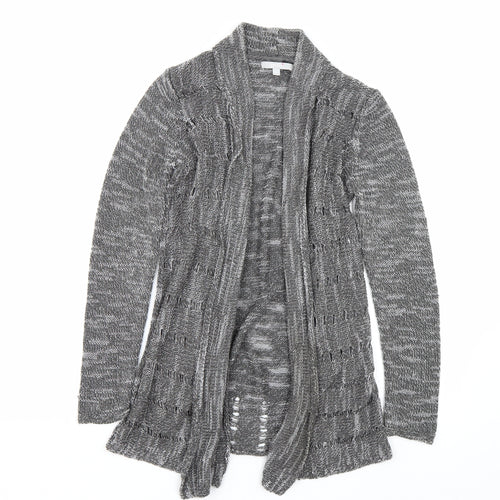 Per Una Womens Grey   Cardigan Jumper Size 8
