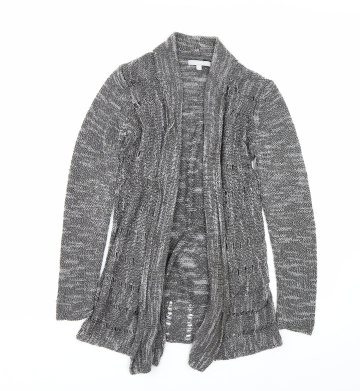 Per Una Womens Grey Cardigan Jumper Size 8