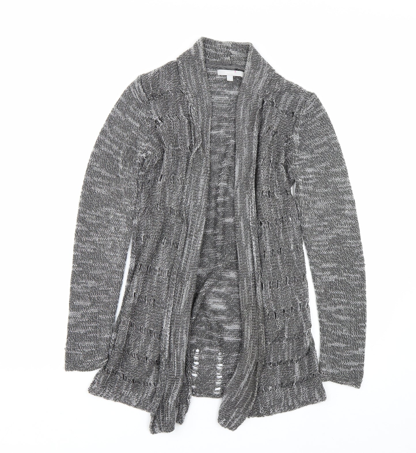 Per Una Womens Grey   Cardigan Jumper Size 8