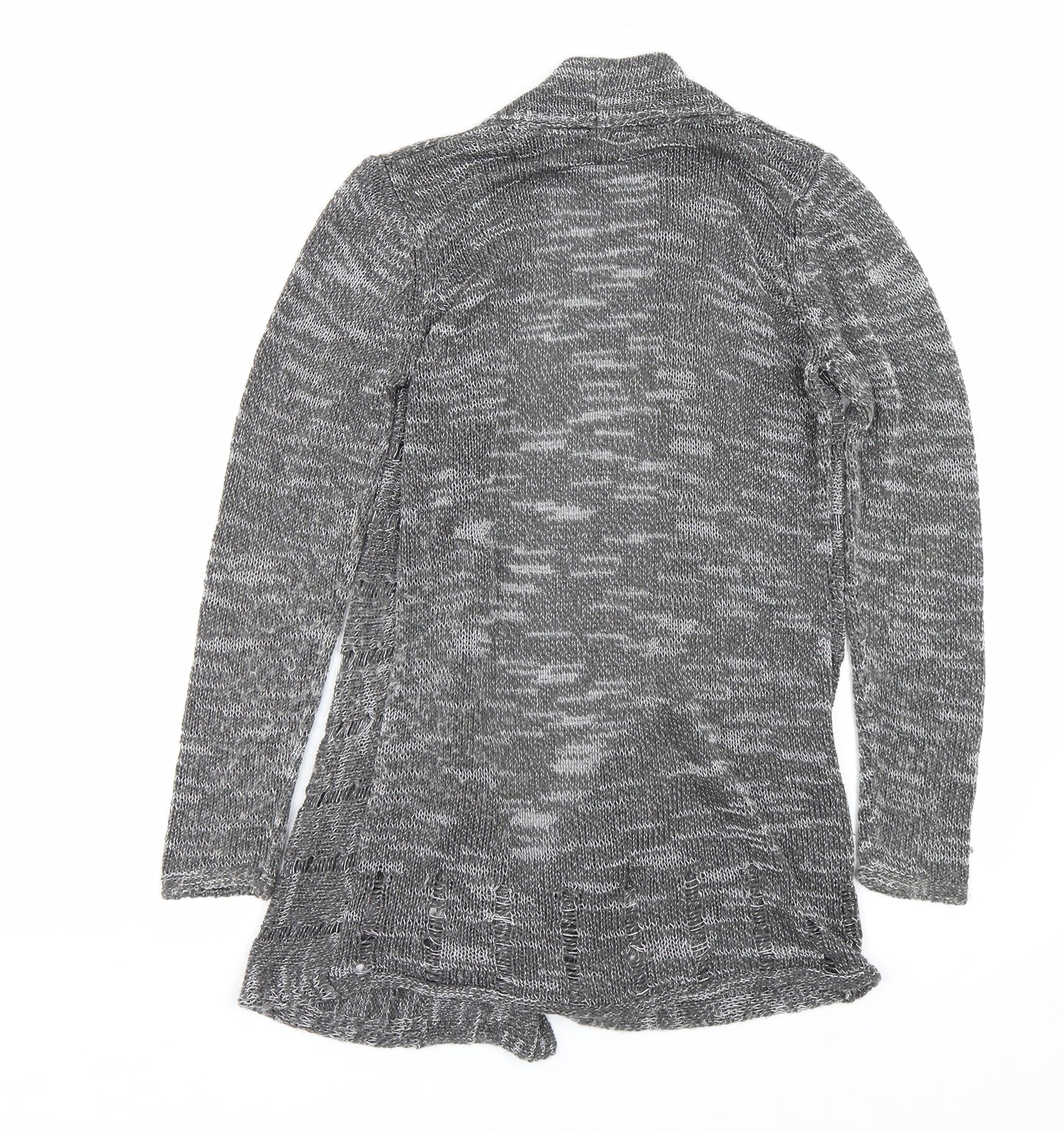 Per Una Womens Grey   Cardigan Jumper Size 8
