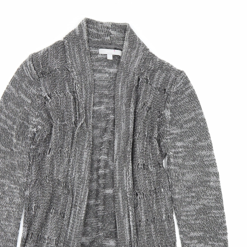 Per Una Womens Grey   Cardigan Jumper Size 8