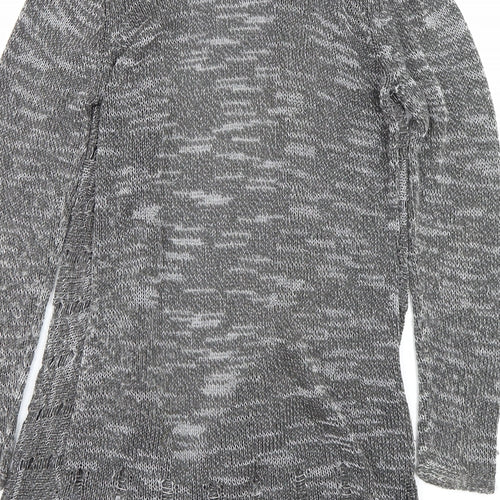 Per Una Womens Grey   Cardigan Jumper Size 8