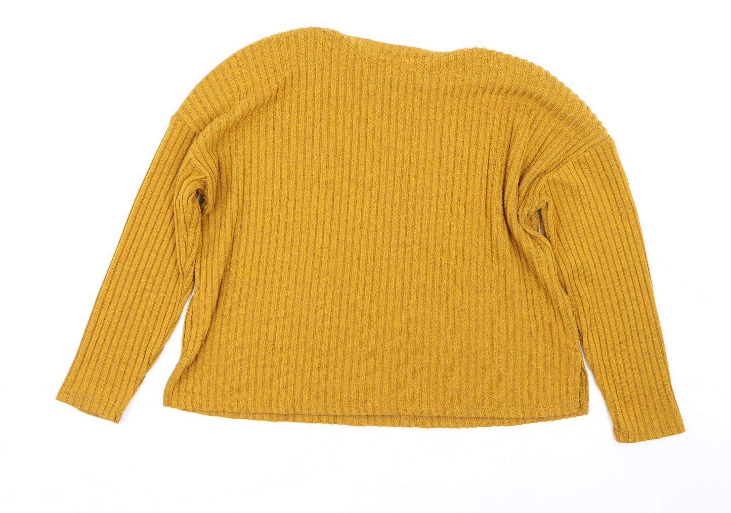 Primark Womens Yellow   Pullover Jumper Size S