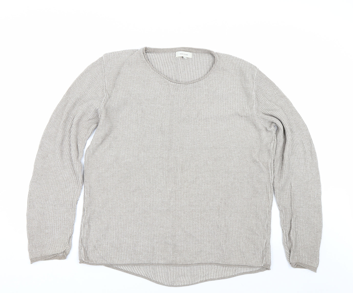 River Island Womens Beige   Pullover Jumper Size M