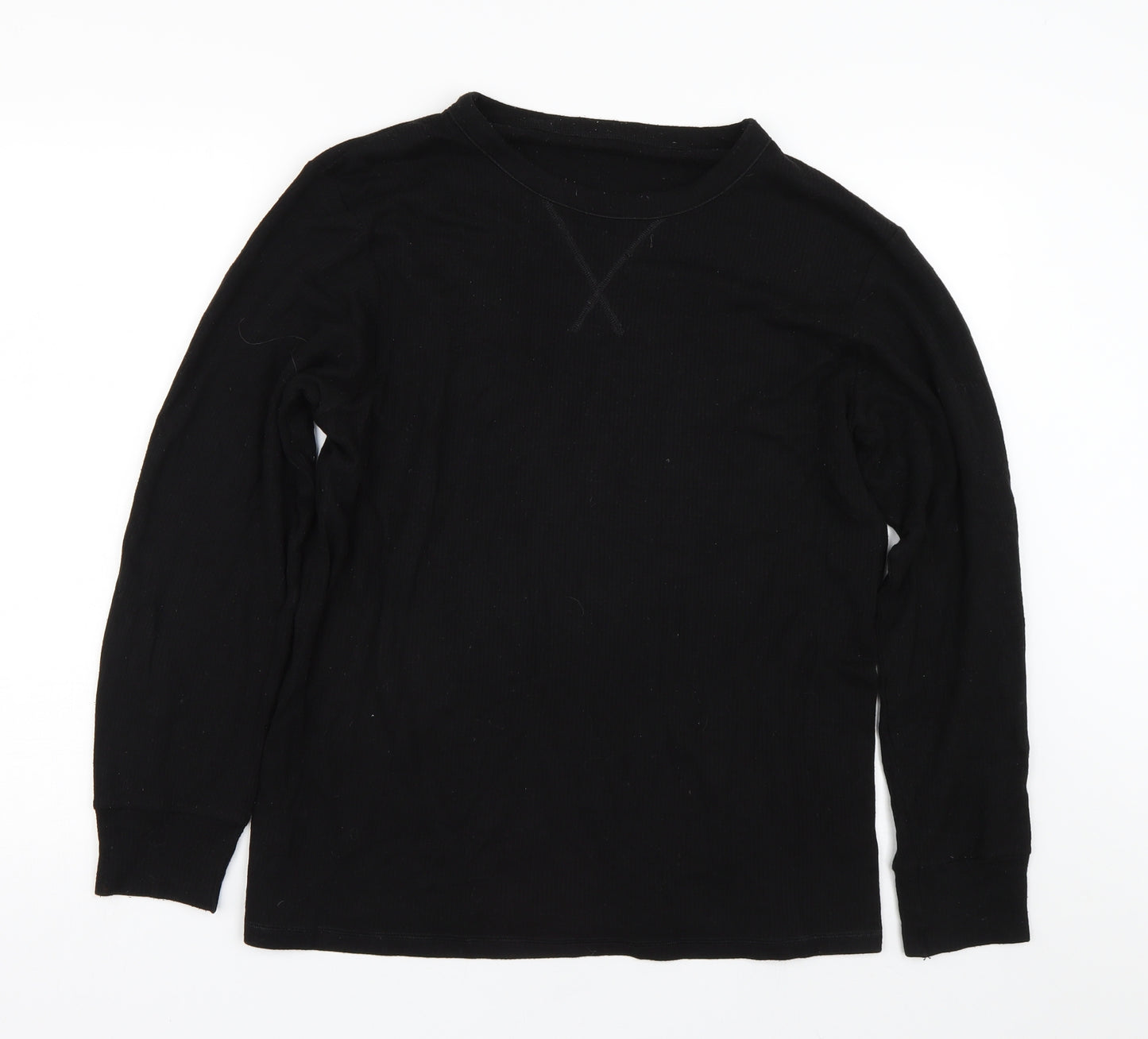 George Mens Black    T-Shirt Size L