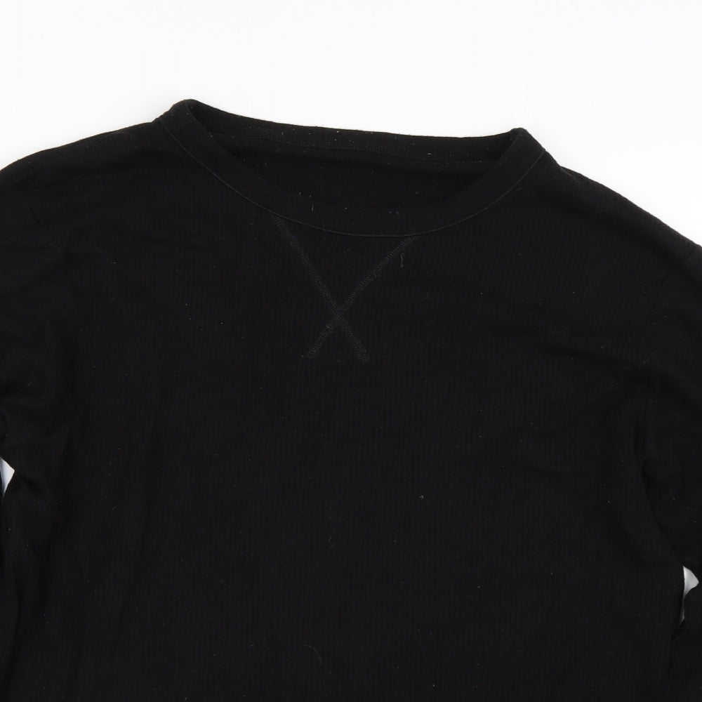George Mens Black    T-Shirt Size L