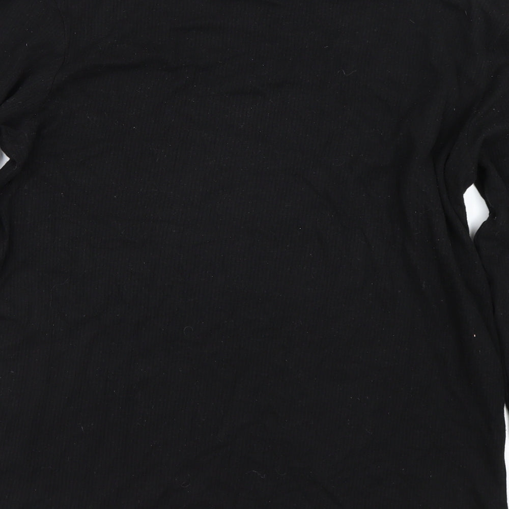 George Mens Black    T-Shirt Size L