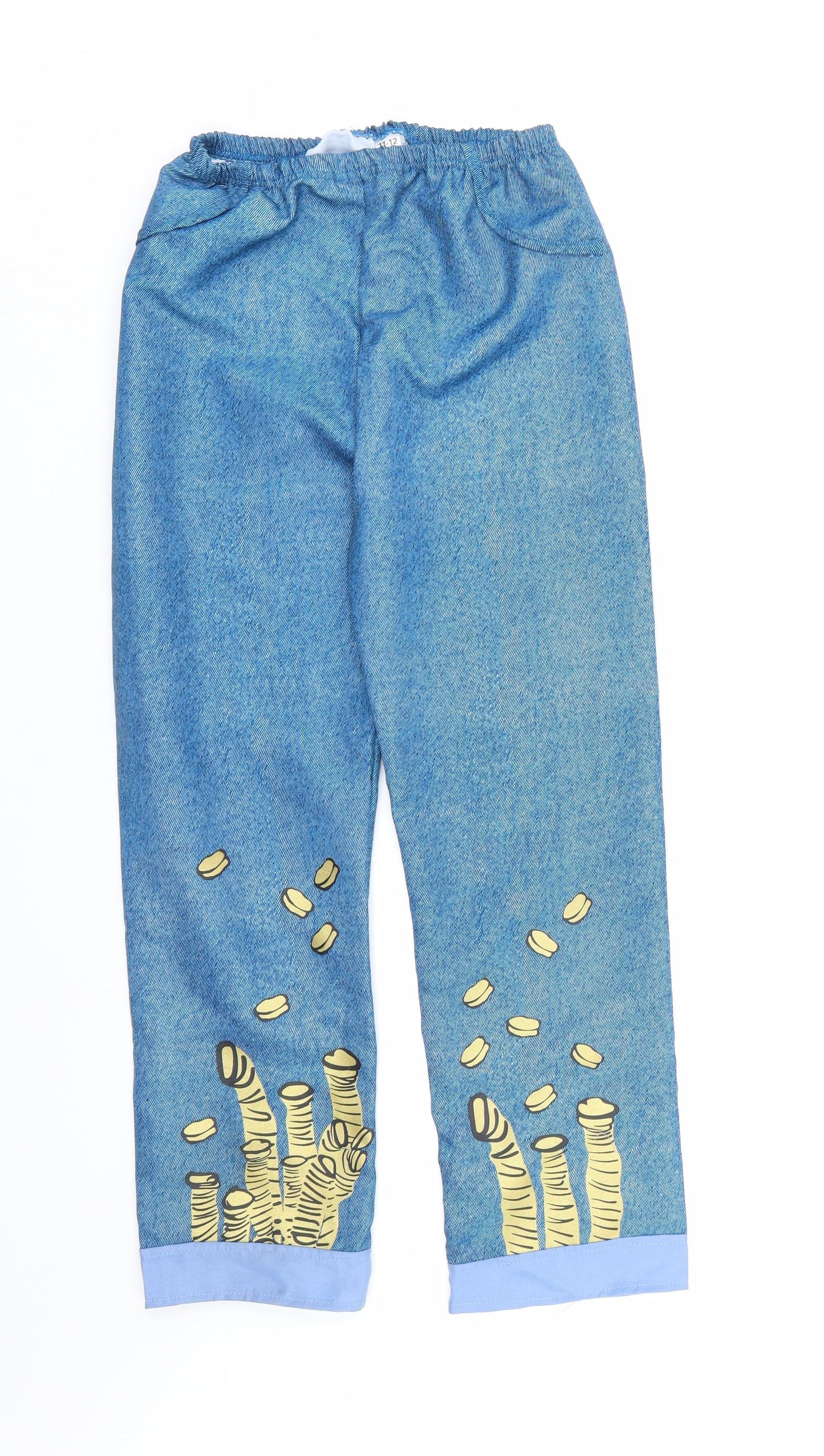 George Girls Blue   Capri Trousers Size 11-12 Years - Dress up