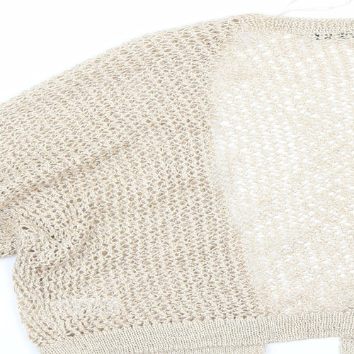 George Womens Gold   Cape Jumper Size 16