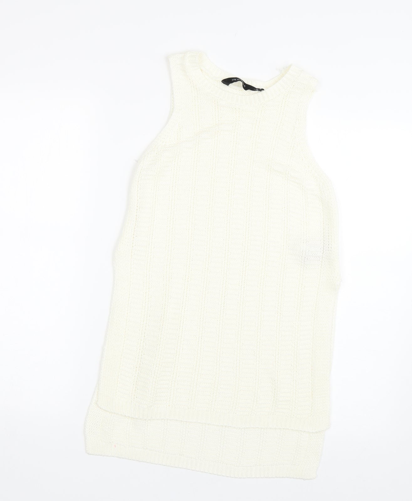 New Look Womens Beige   Basic Tank Size 8