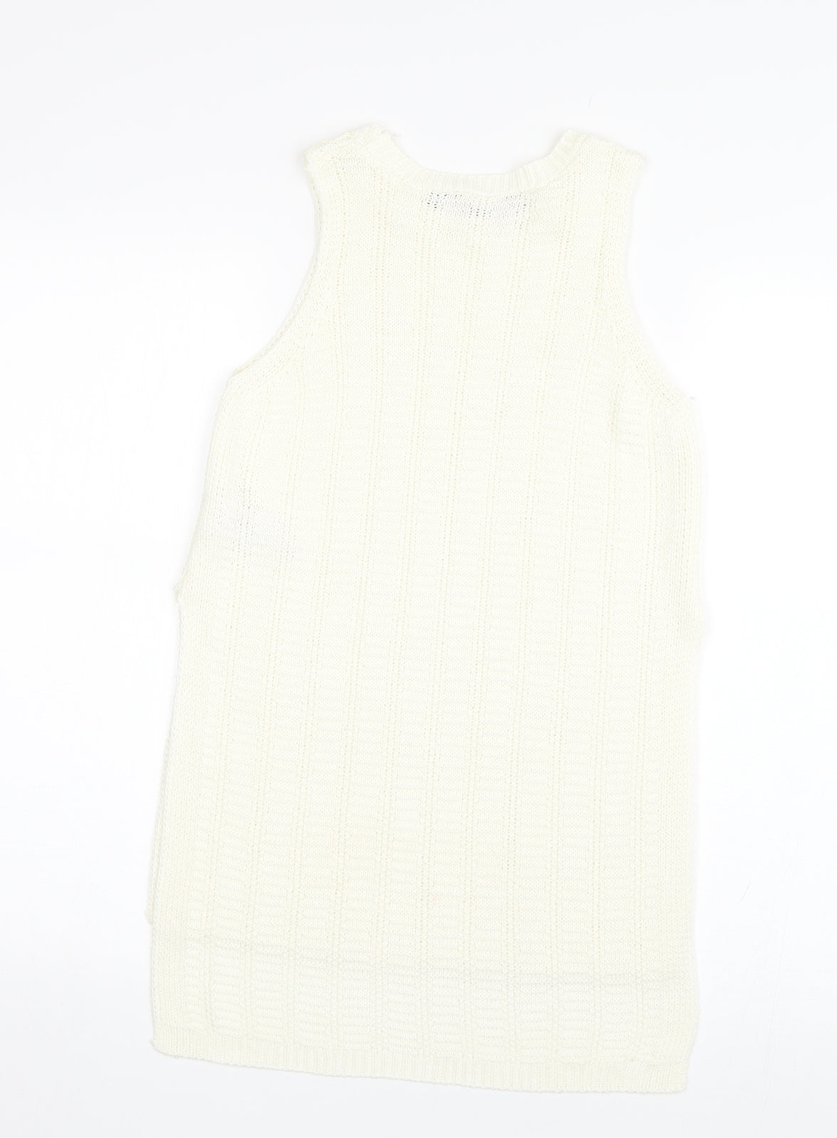 New Look Womens Beige   Basic Tank Size 8