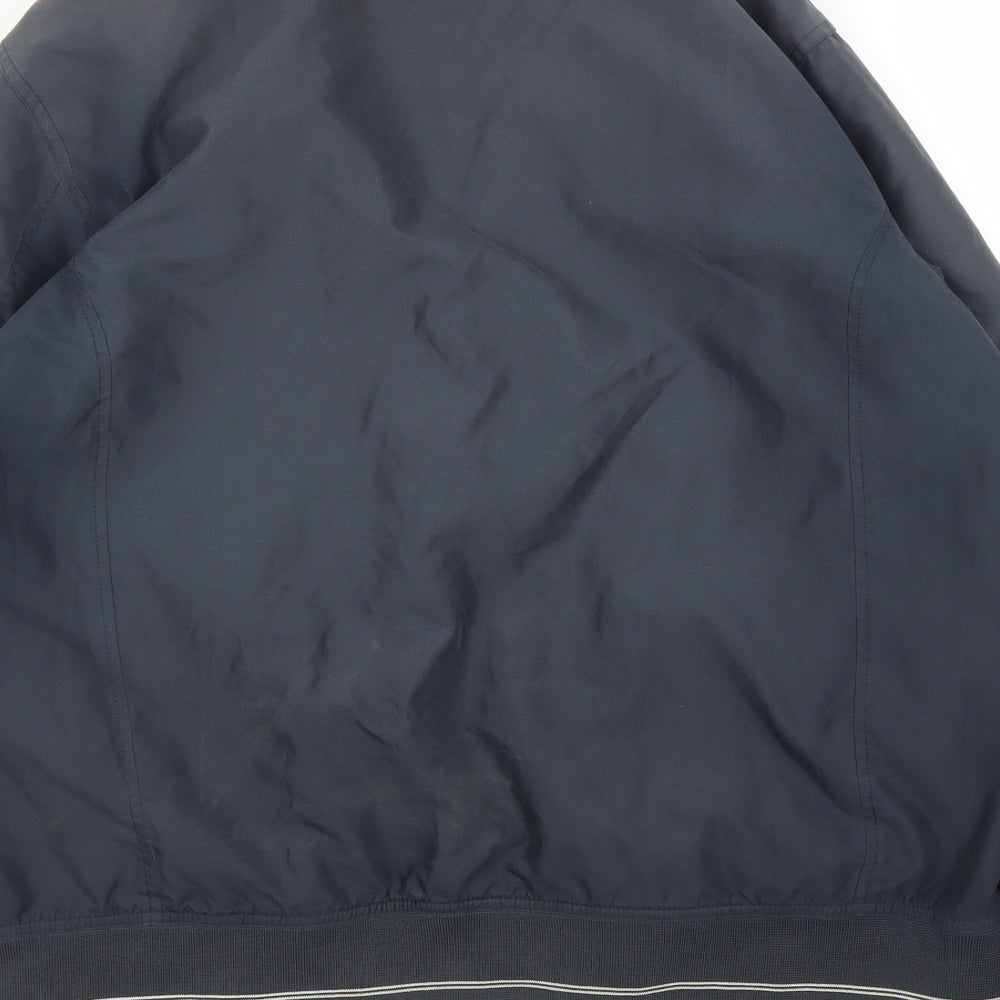 Aspen & Court Mens Blue   Bomber Jacket Coat Size L