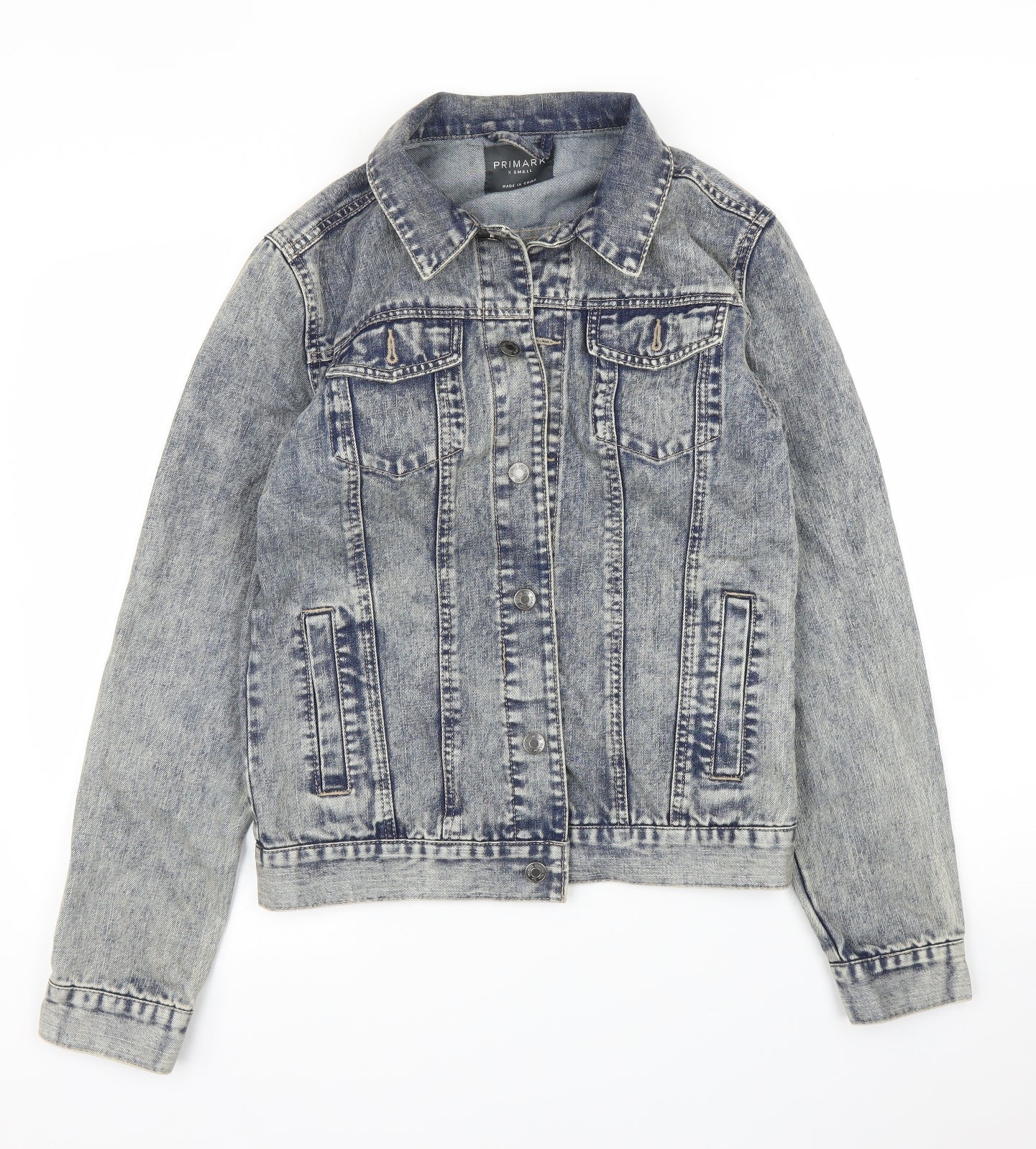 Primark Mens Blue  Denim Jacket  Size XS