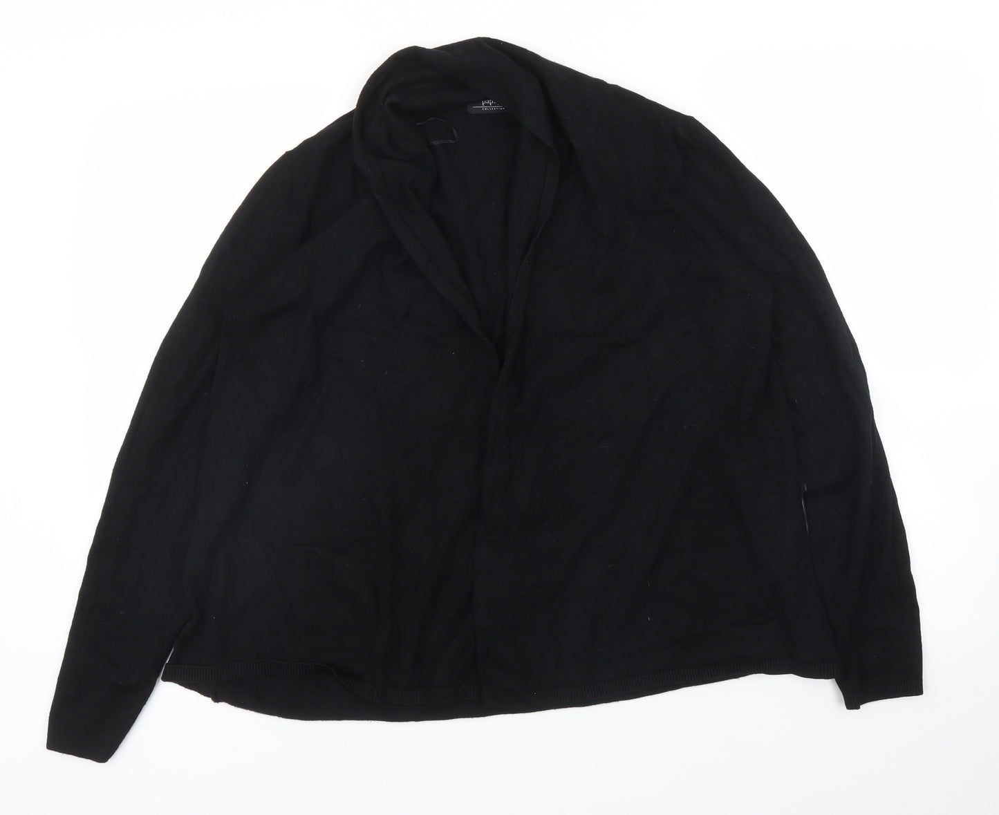 Papaya Womens Black   Cardigan Jumper Size 14