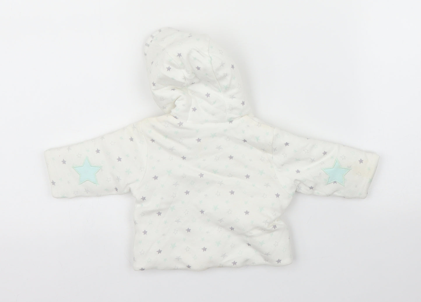 Mini Club Baby White   Overcoat Coat Size 0-3 Months